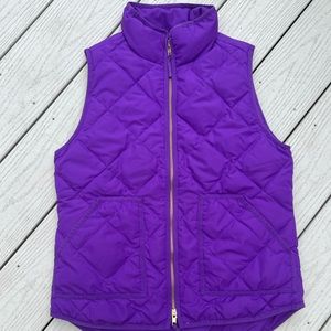 Purple JCrew Size Small Vest